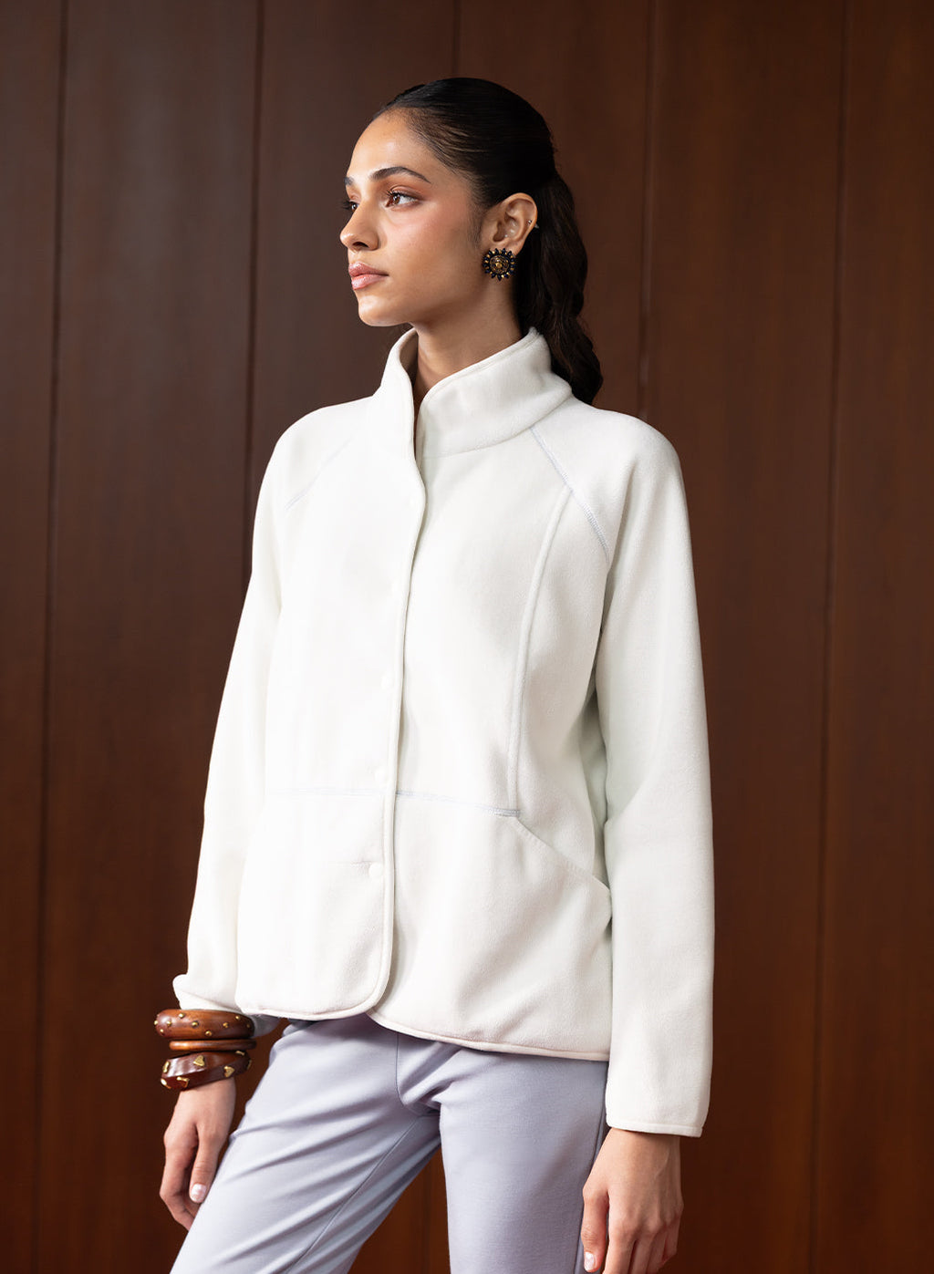 Ardelle Spa Fleece Collared Jacket