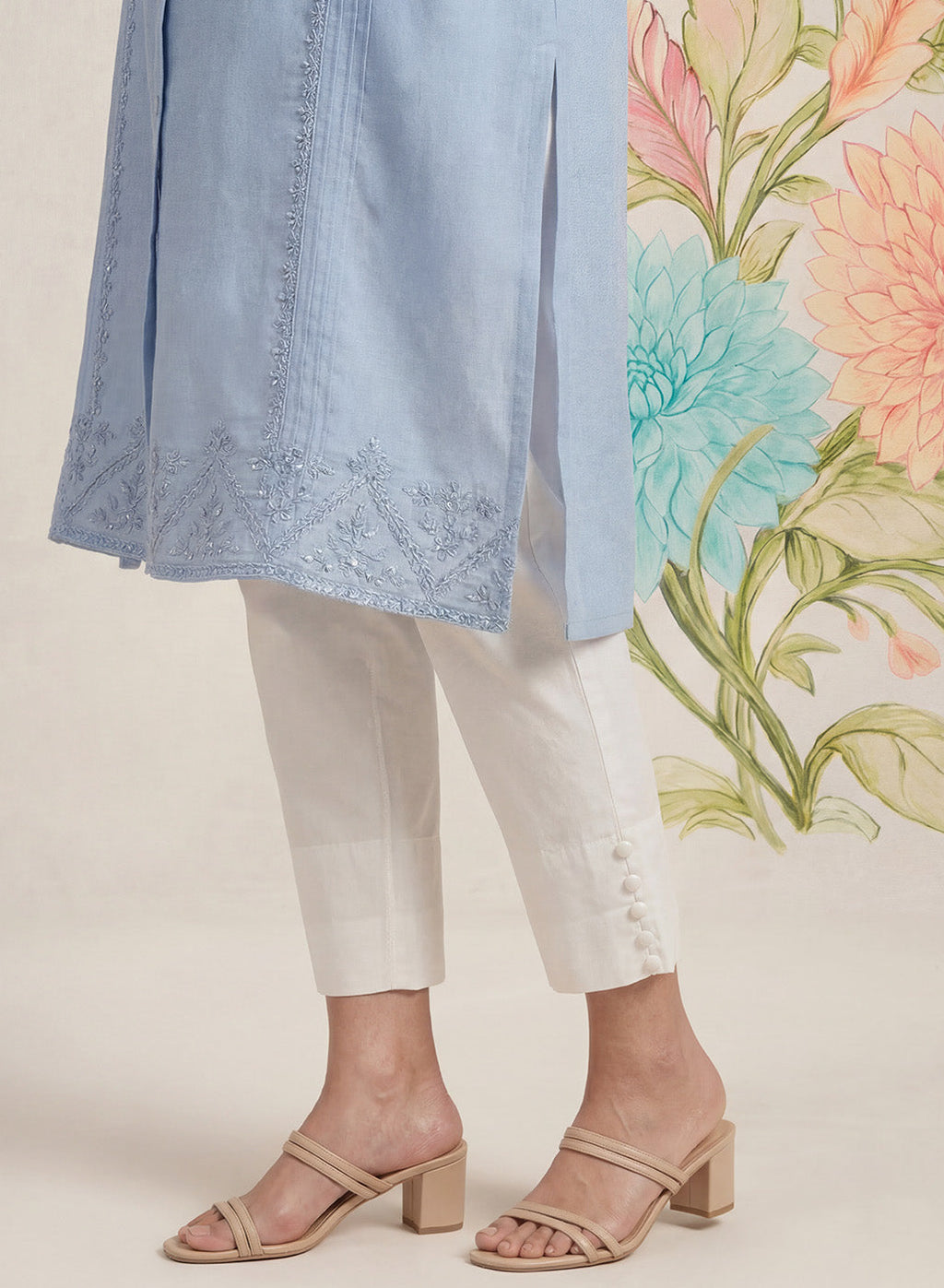 Tiri Spa Monochrome Embroidered Shirt