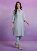 Spa Embroidered A-line Kurta Set