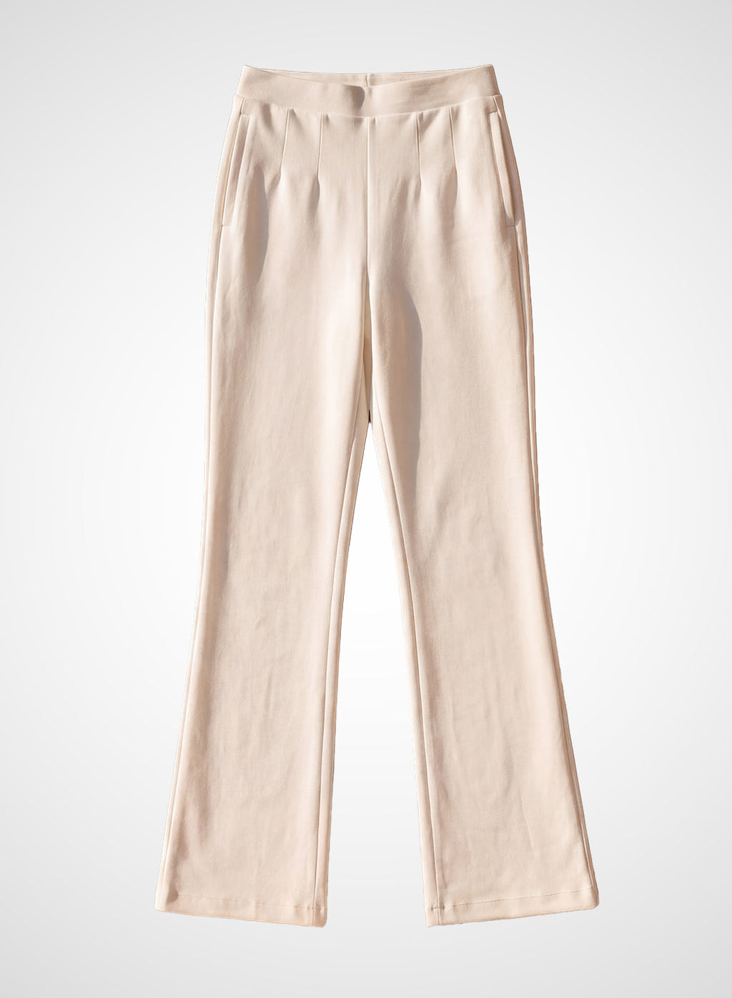 Ivory Roma Cotton Bootcut Pants